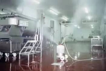 Food factory disinfection ceiling - chlorine dioxide safe and efficient fumigation solution