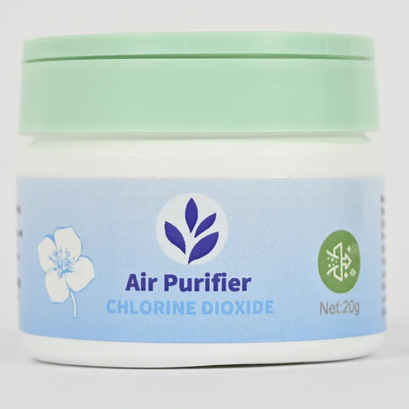 Chlorine Dioxide Gel with Slow-release Vapor for Air Purifiers