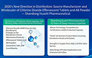 2026’s New Direction in Disinfection: Source Manufacturer and Wholesaler of Chlorine Dioxide Effervescent Tablets and AB Powder — Shandong Huashi Pharmaceutical