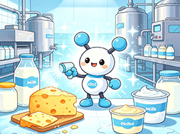 Application of chlorine dioxide in dairy processing