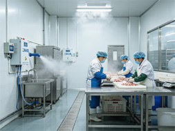 Why are more and more food factories replacing disinfectant with 